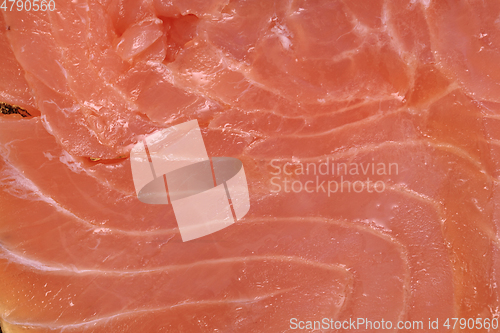 Image of smoke salmon texture