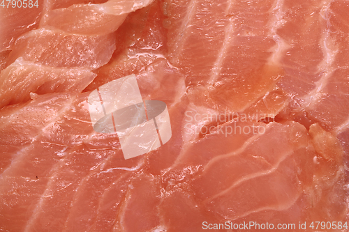 Image of smoke salmon texture