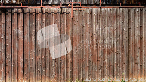 Image of wooden planks texture background red