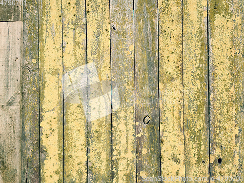 Image of wooden wall background with lichen