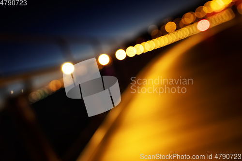 Image of bokeh city lights background