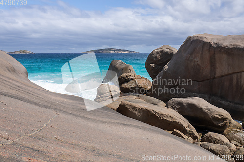 Image of coast detail with rocks