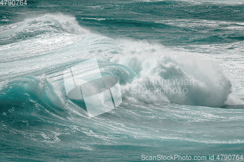 Image of rough ocean surface background