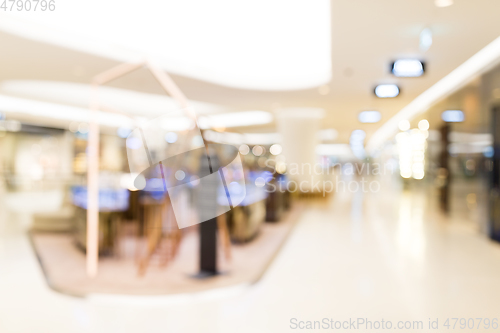 Image of Abstract blur shopping mall for background