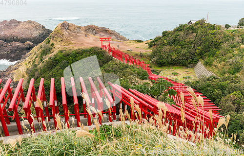 Image of Motonosumi Shrine in nagato of Japan