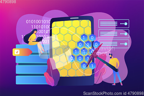 Image of concept vector illustration.