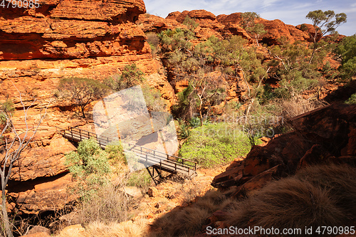 Image of Kings Canyon in center Australia