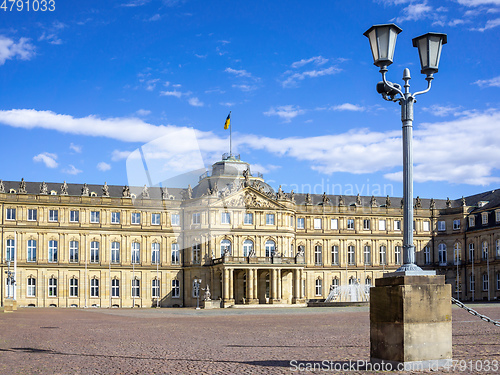 Image of new castle in Stuttgart south Germany