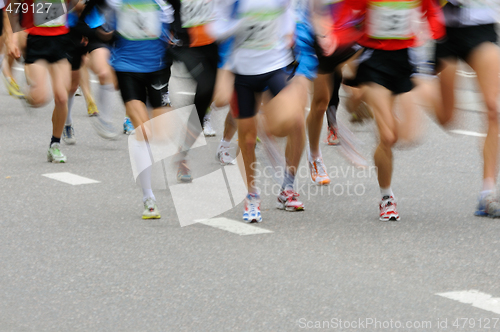 Image of Marathon runners