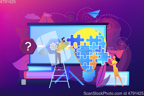 Image of Problem solving concept vector illustration.