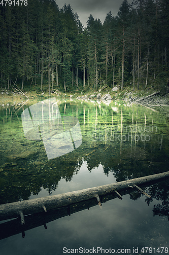 Image of Impression of the Eibsee of south Germany