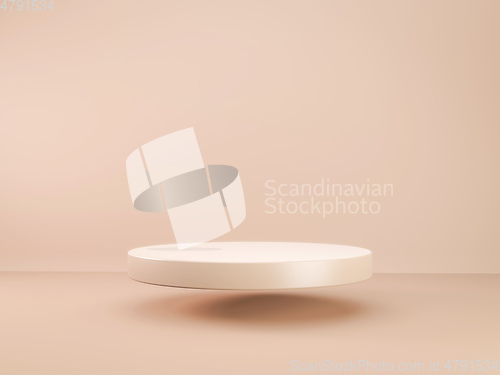 Image of mockup hover podium abstract geometric design