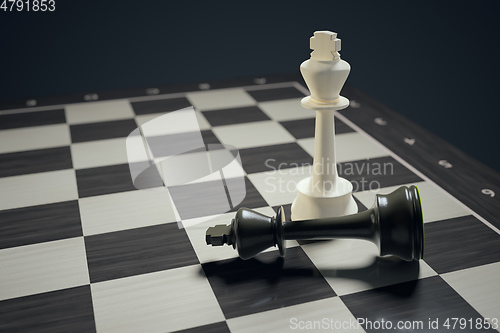 Image of Chess two kings checkmate