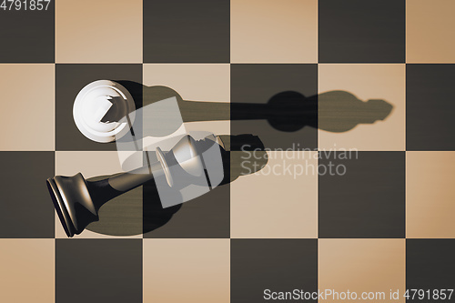 Image of Chess two kings checkmate