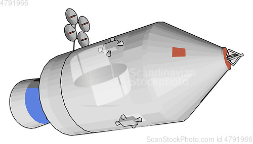 Image of A heavy machine picture vector or color illustration