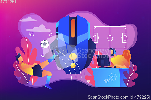 Image of Sports games concept vector illustration.