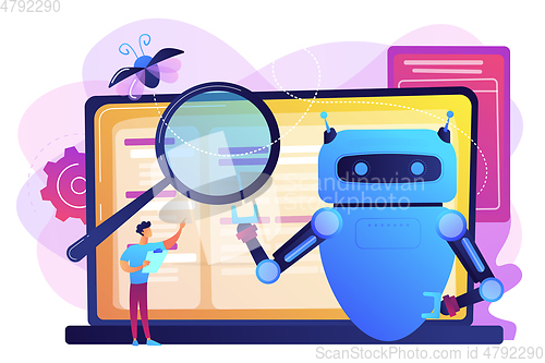 Image of Artificial intelligence regulations concept vector illustration.