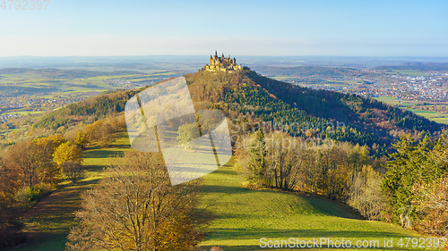 Image of Castle Hohenzollern Germany at autumn