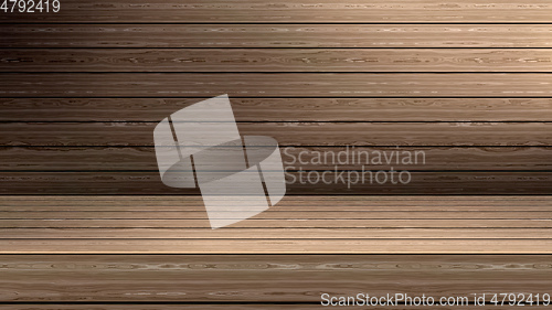 Image of Empty modern studio table room background, product display with 