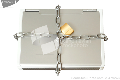 Image of Laptop in Chains