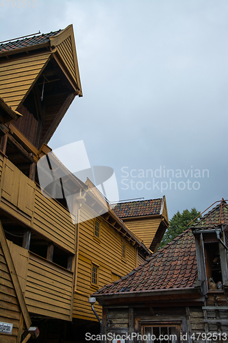 Image of Bryggen at Bergen, Hordaland, Norway