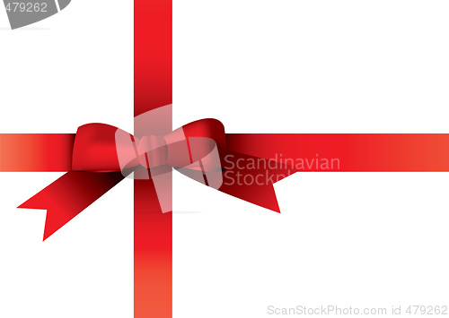 Image of christmas ribbon