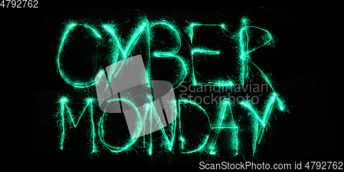 Image of Cyber monday, sales. Modern design. Contemporary art collage.