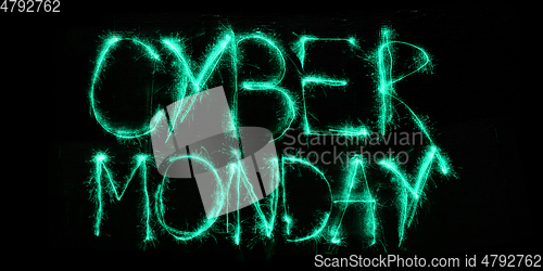 Image of Cyber monday, sales. Modern design. Contemporary art collage.