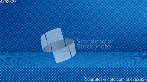 Image of Empty modern studio table room background, product display with 