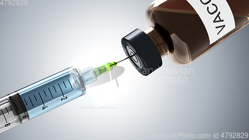 Image of A syringe for vaccination