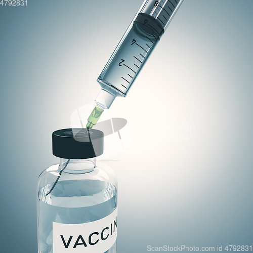 Image of A syringe for vaccination