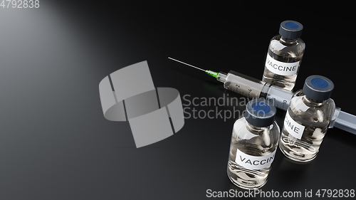 Image of A syringe for vaccination