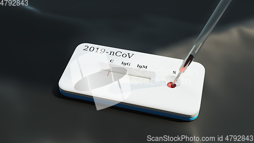 Image of Corona virus sars cov 2 test