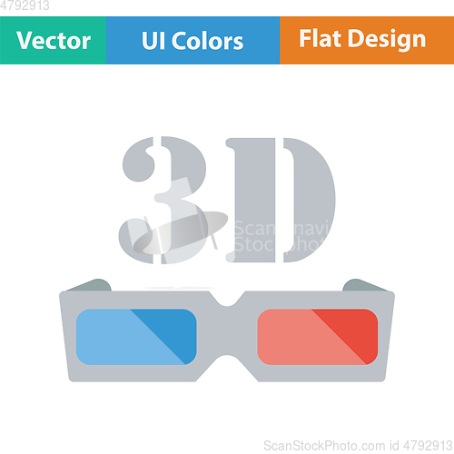 Image of 3d goggle icon