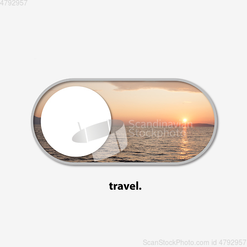Image of Trip switch for your trip dreams - turn the travel on