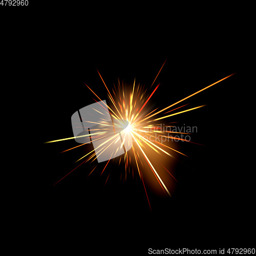 Image of sparkling bright star