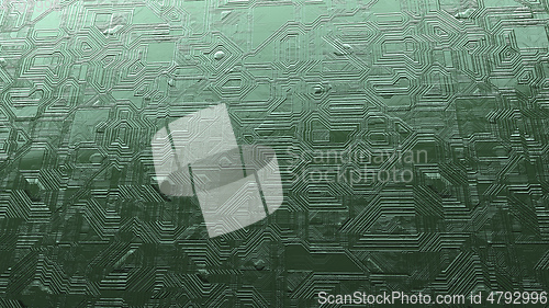 Image of strange circuit board background