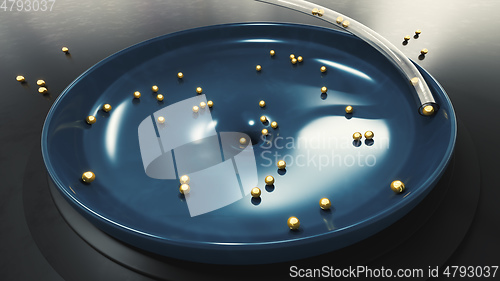 Image of Pearls in a carousel plate