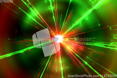 Image of red laser light background