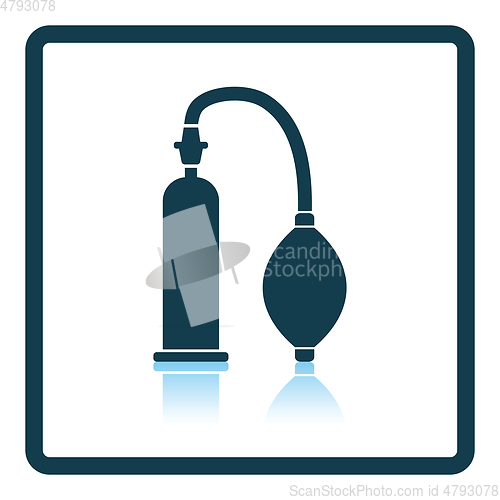 Image of Vacuum penis machine icon