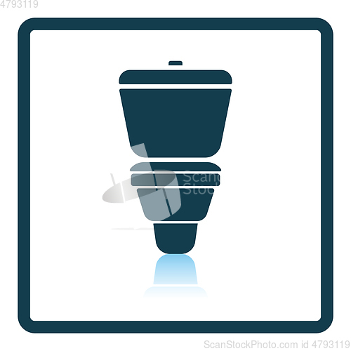 Image of Toilet bowl icon