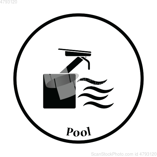 Image of Diving stand icon