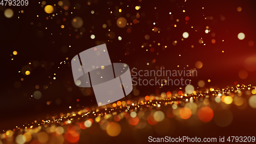 Image of sparkling warm glitter background