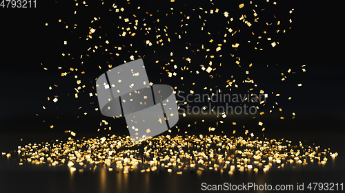 Image of sparkling gold glitter background