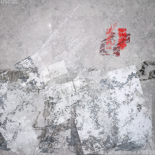 Image of gray grunge paint background