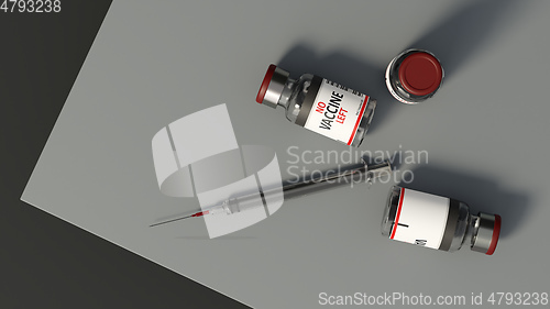 Image of No corona vaccine left in hospital