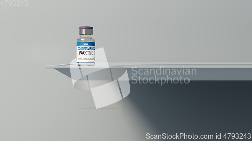 Image of Corona vaccine dose background