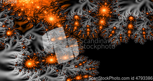 Image of decorative fractal background graphic