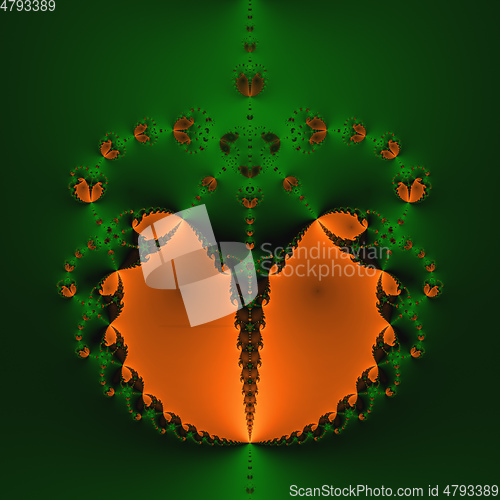 Image of decorative fractal background graphic