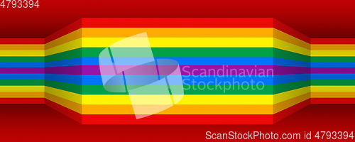 Image of rainbow colors banner background